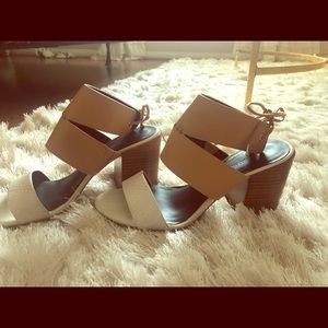Rebecca Minkoff Leather Block Heels
